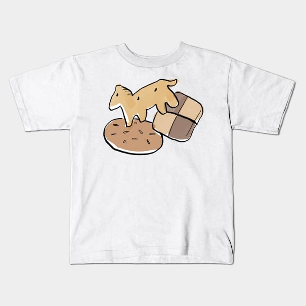 Cookies 'n' Crackers Kids T-Shirt by CandaceAprilLee